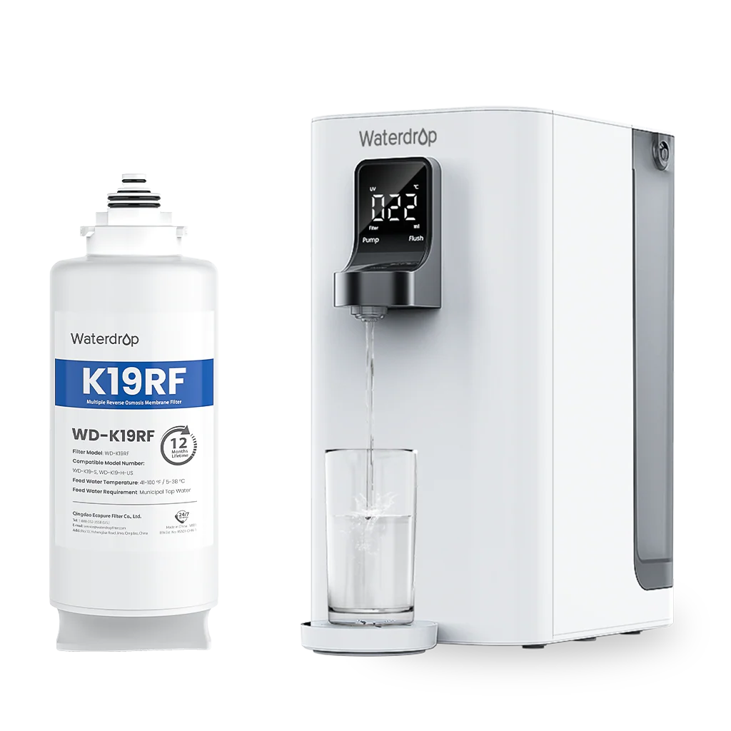Waterdrop K19S Countertop Reverse Osmosis System, Complete Set