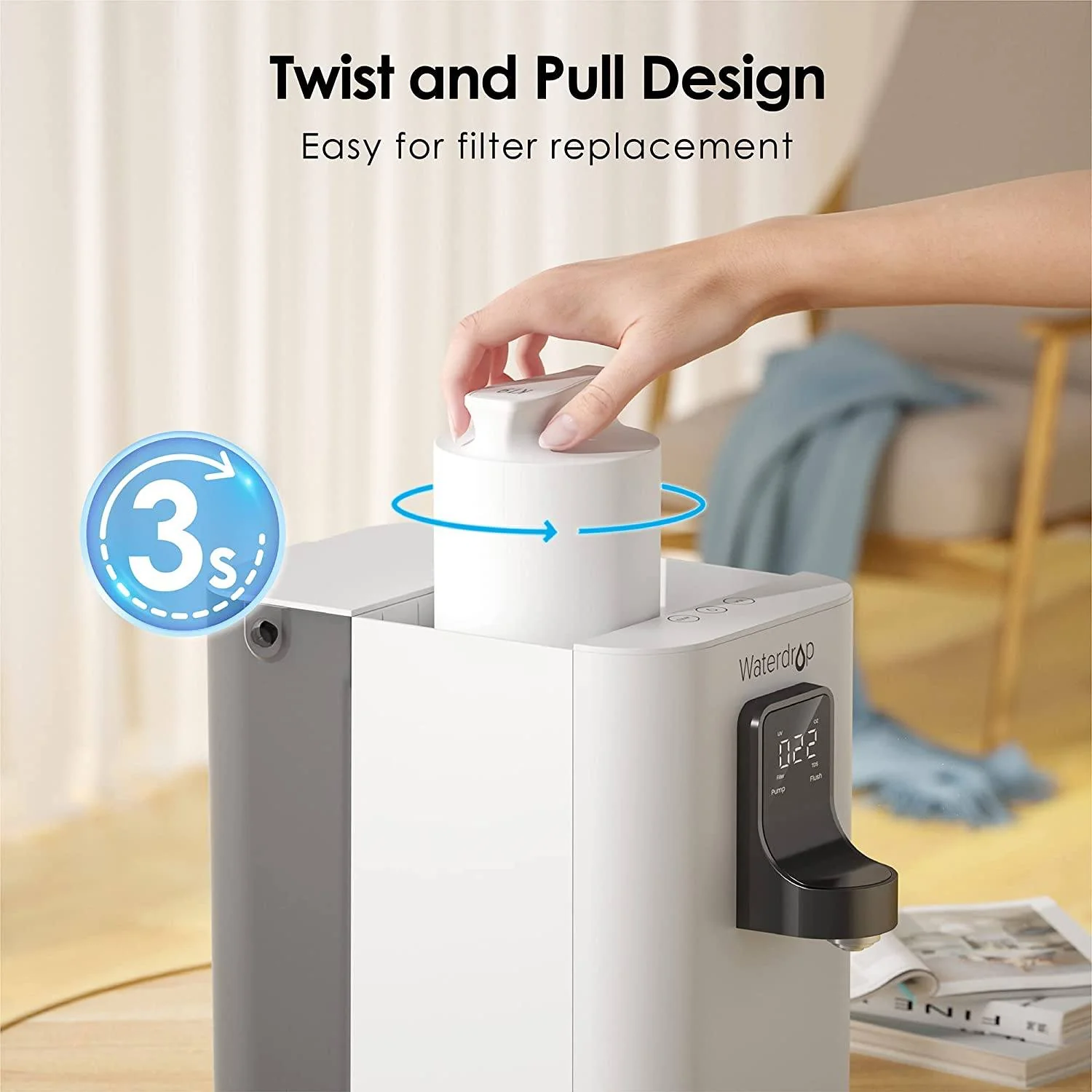 Waterdrop K19S Countertop Reverse Osmosis System, Complete Set - Image 10