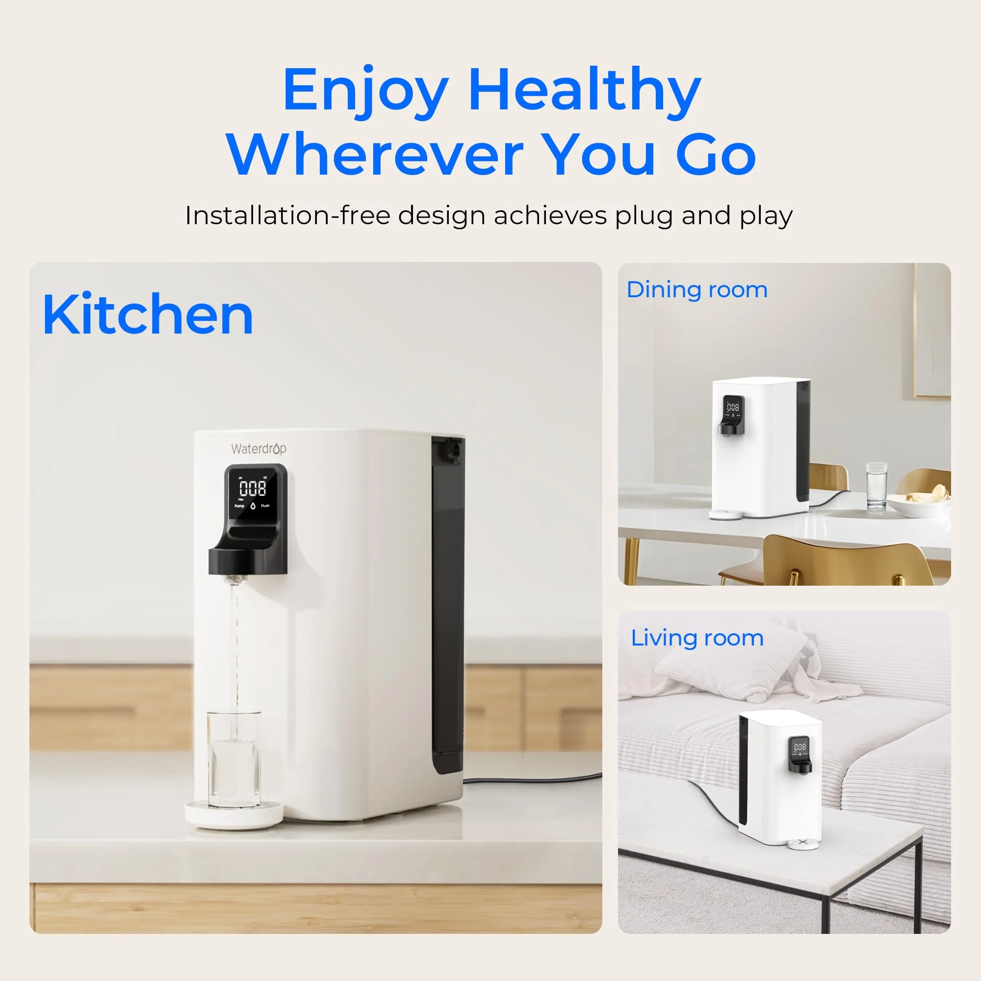 Countertop Alkaline Reverse Osmosis Water Filter System K19-SFK - Image 10
