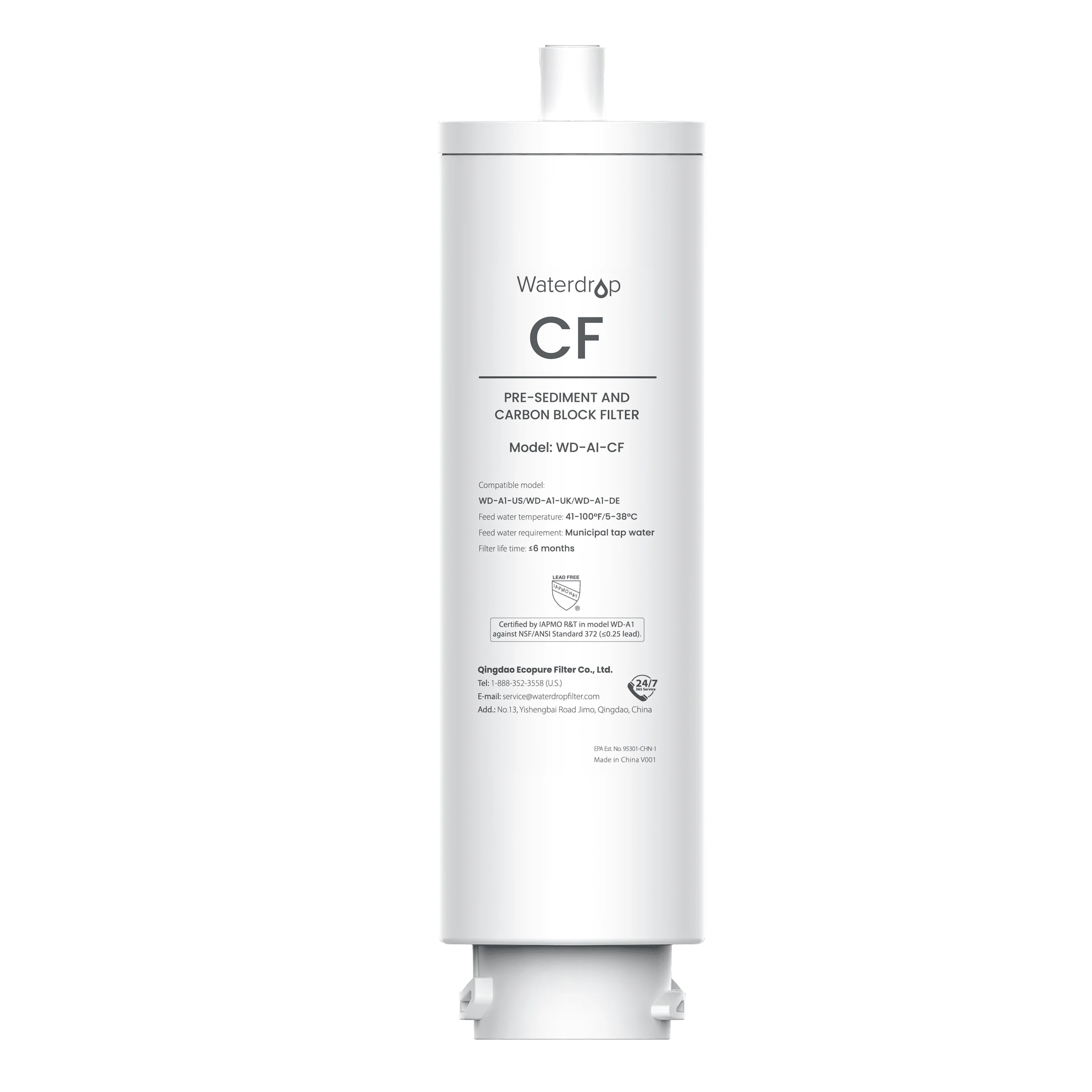 WD-A1-CF Filter for A1 RO Hot Cold Water System - Image 2