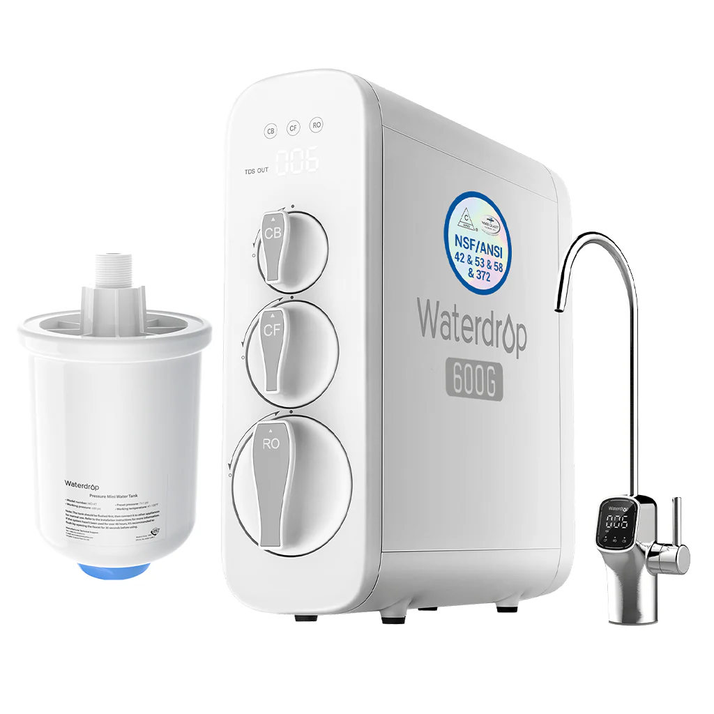 G3P600 RO System with PMT Small Water Pressure Tank Waterdrop G3P600 - Image 8