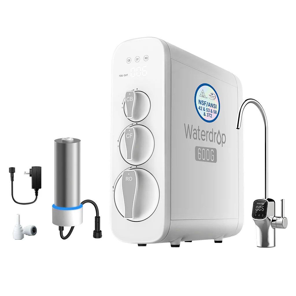 G3P600 RO System with Extra Plus a UV Sterilizing Light - Waterdrop G3P600 - Image 8