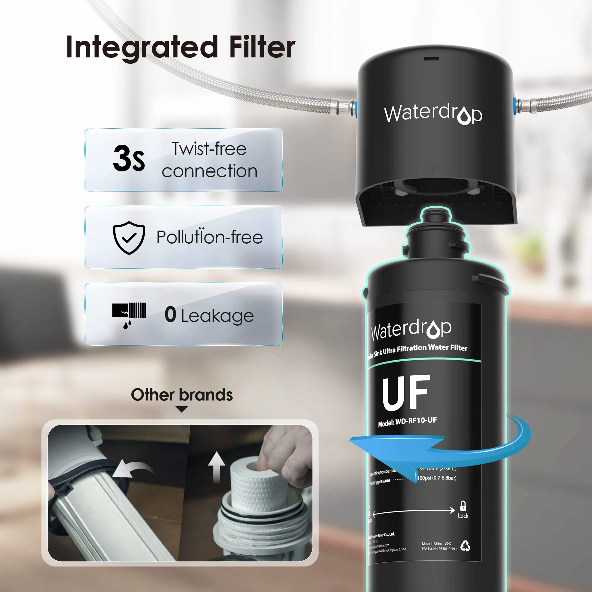 Under Sink Ultrafiltration Water Filter | Direct Connect Filtration System - Image 9