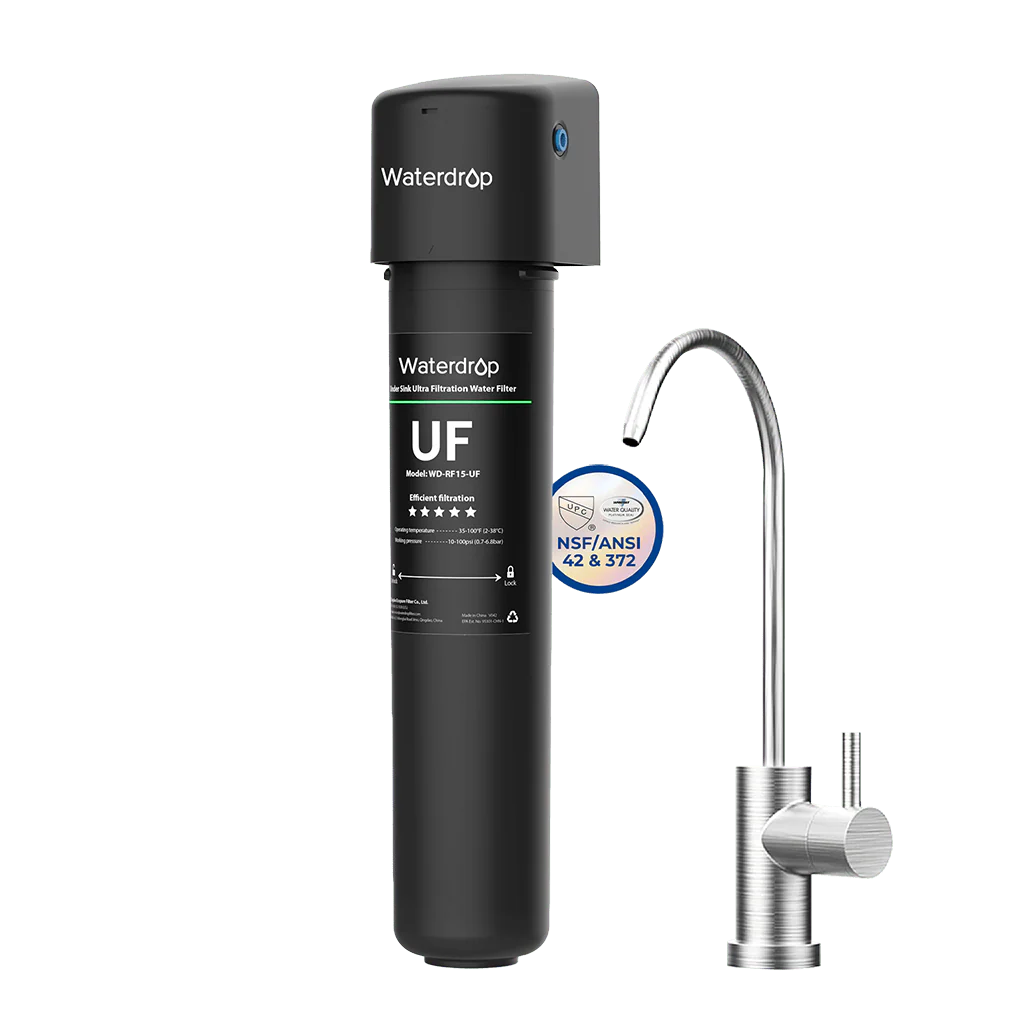 Undersink Ultrafiltration Water Filter System With Dedicated Faucet - Image 2