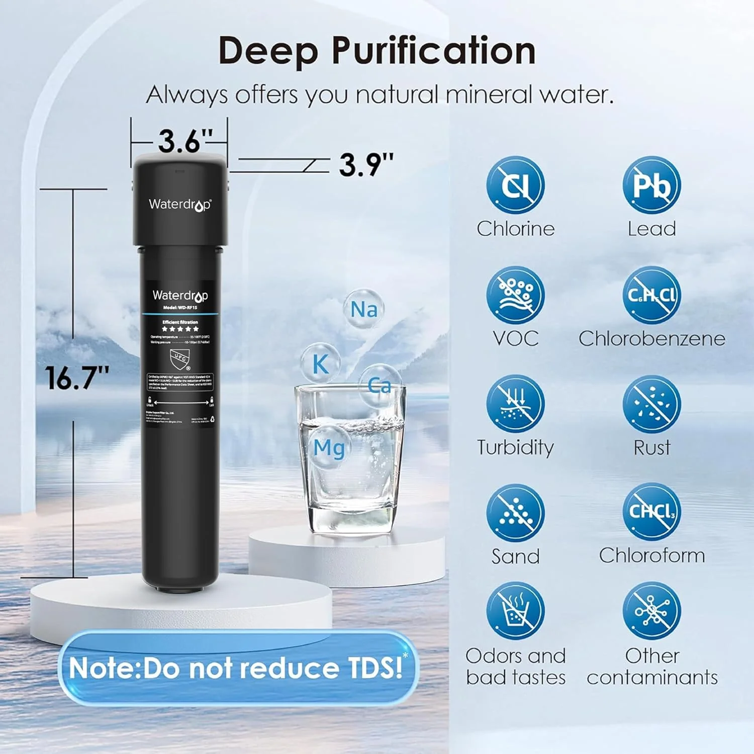 Undersink Water Filtration System With Dedicated Faucet - Image 4
