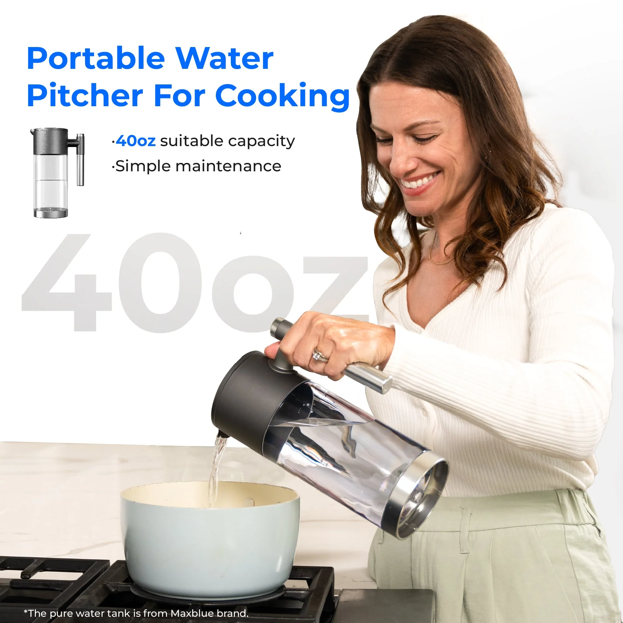 Waterdrop A2 Reverse Osmosis Hot Cold Water Dispenser with Replacement Filter Combo - Image 8