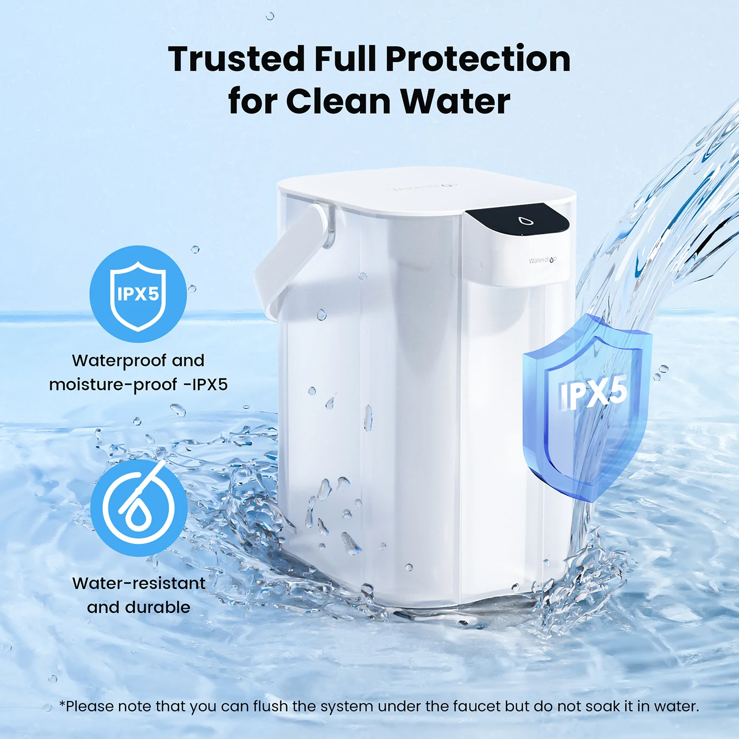 Waterdrop Electric Pitcher, ED01 Countertop Water Filtration System - Image 6