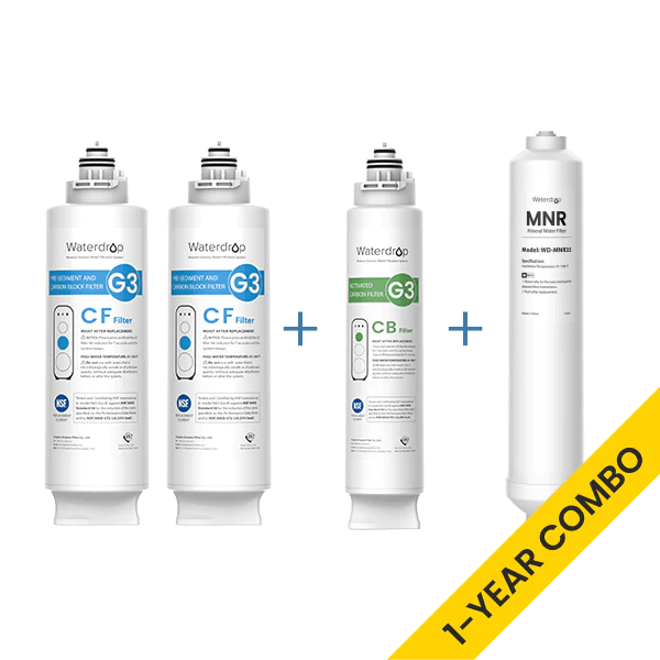 Waterdrop G3P800 RO System Replacement Filters - 800GPD - Image 3
