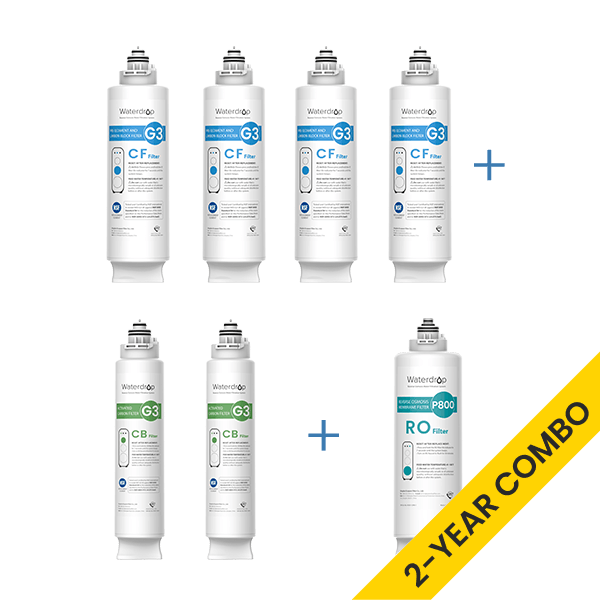 Waterdrop G3P800 RO System Replacement Filters - 800GPD - Image 4