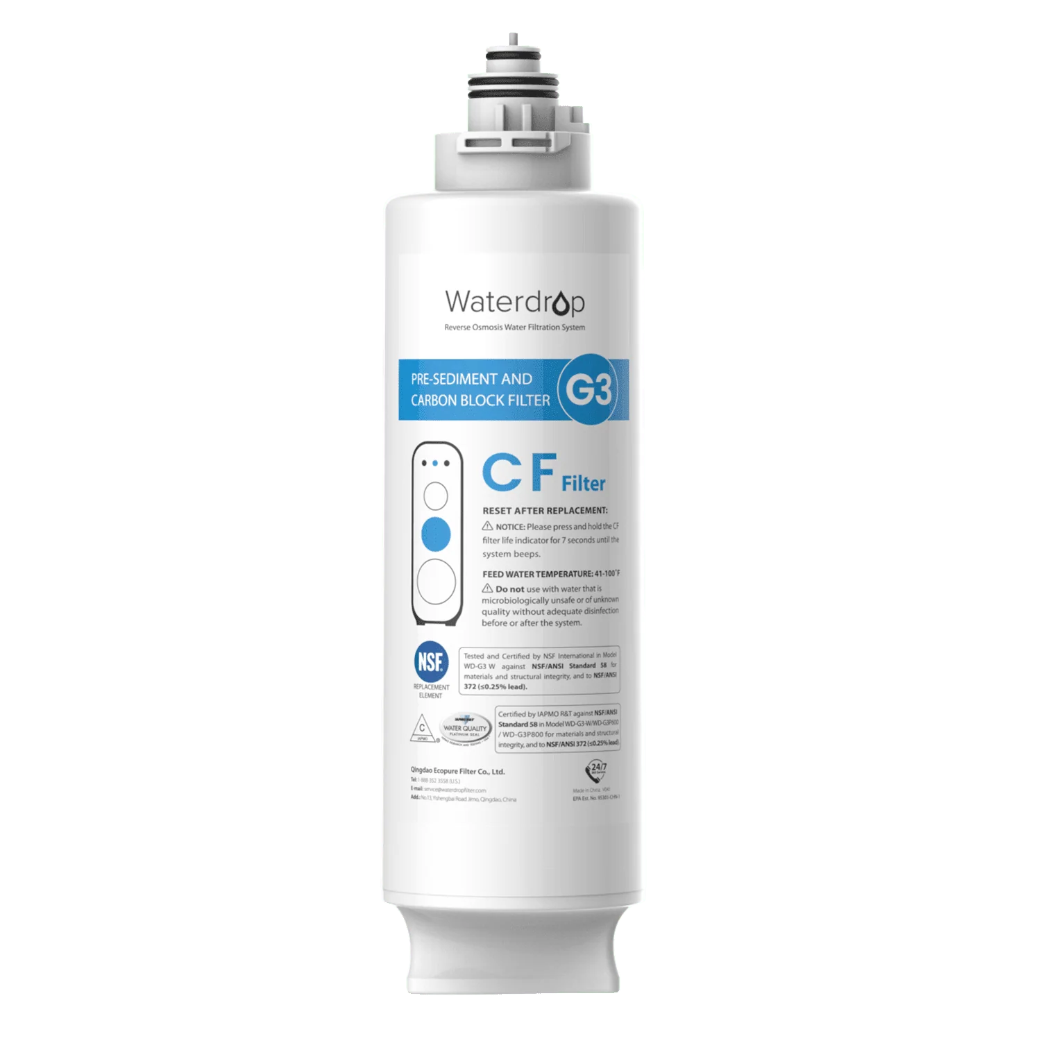 Waterdrop G3P800 RO System Replacement Filters - 800GPD - Image 5