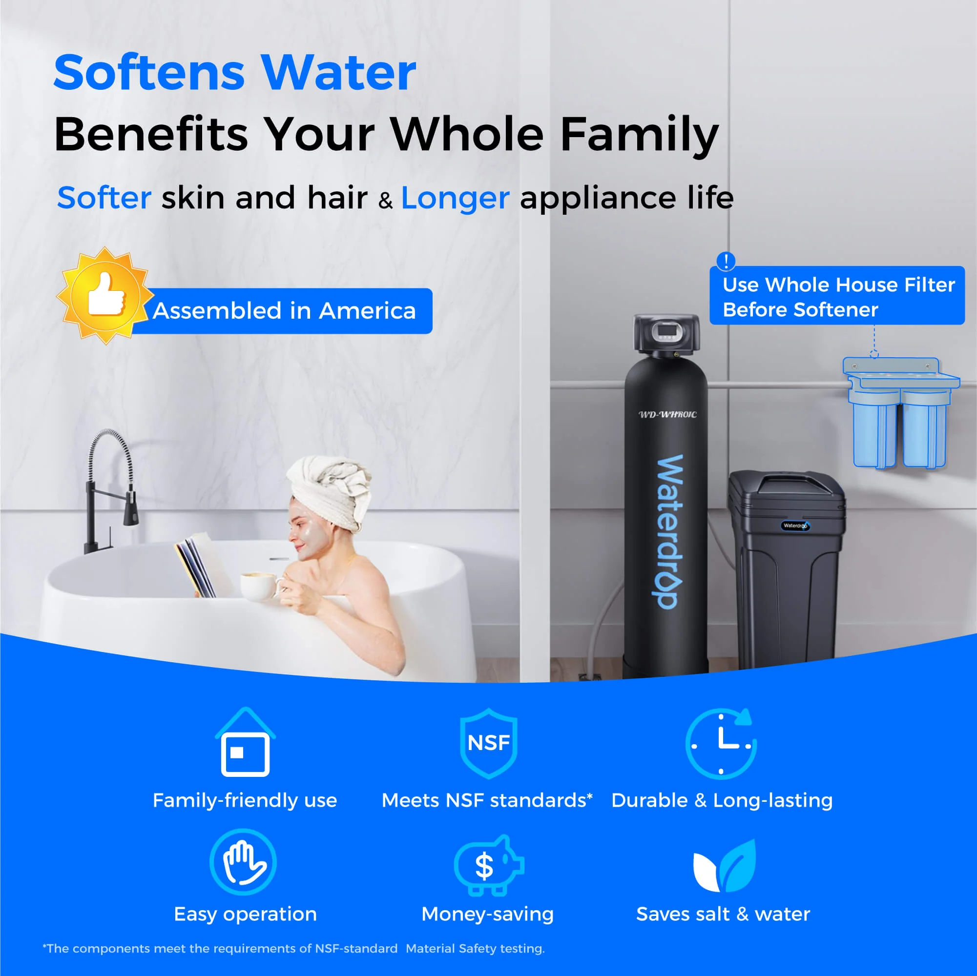 Waterdrop WHR01 Water Softener System - Image 4