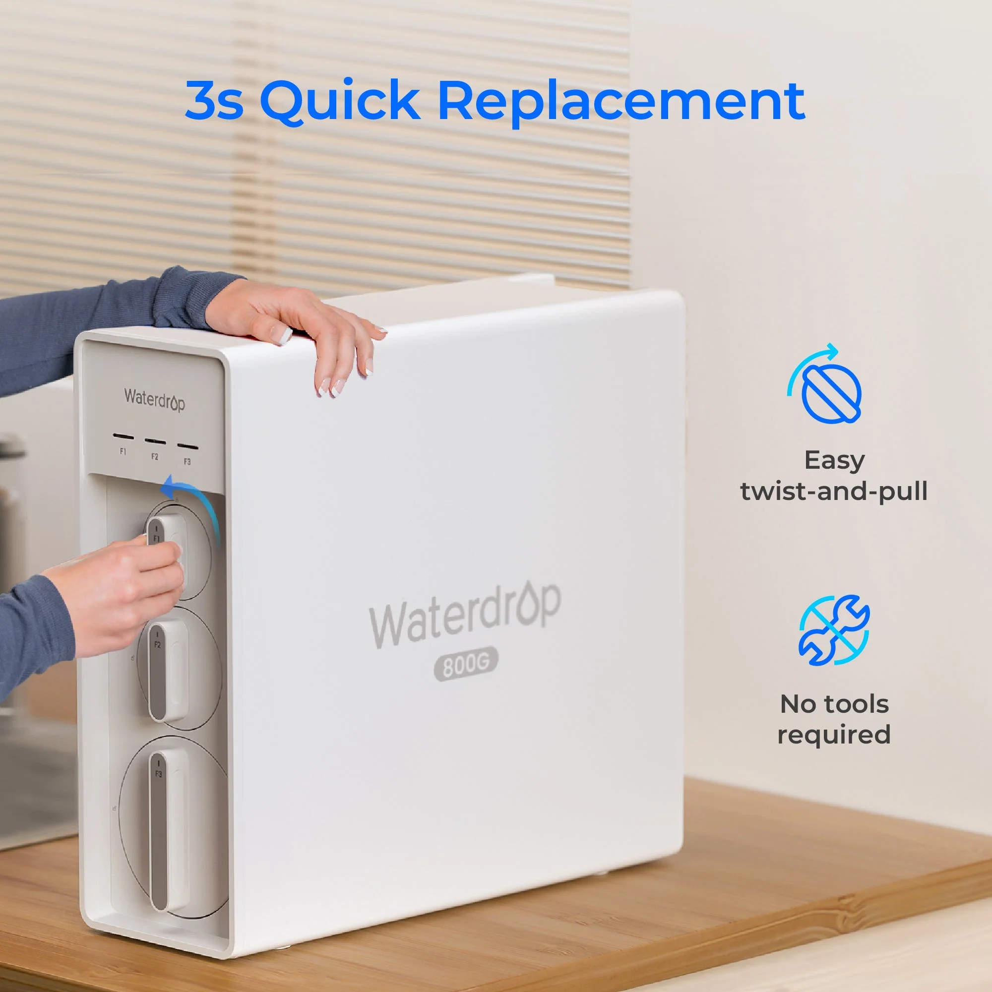 F1G Filter for Waterdrop X8 Reverse Osmosis System - Image 4