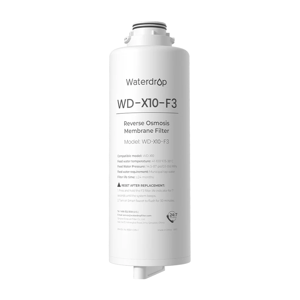 X10-F3 Filter for Waterdrop Master X10 Reverse Osmosis System | 1000 GPD