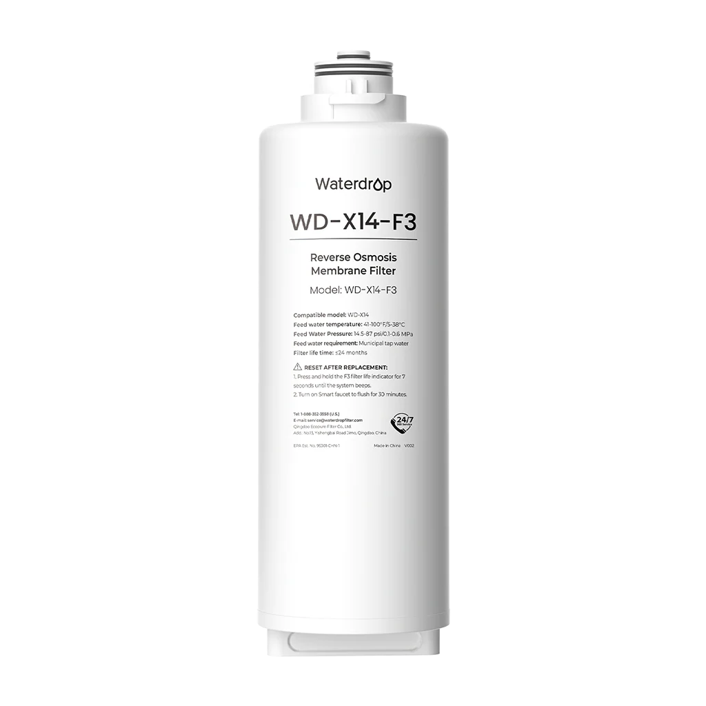X14-F3 Filter for Waterdrop Master X14 Reverse Osmosis System | 1400 GPD